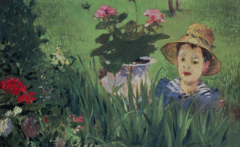 Edouard Manet Boy in Flowers Sweden oil painting art